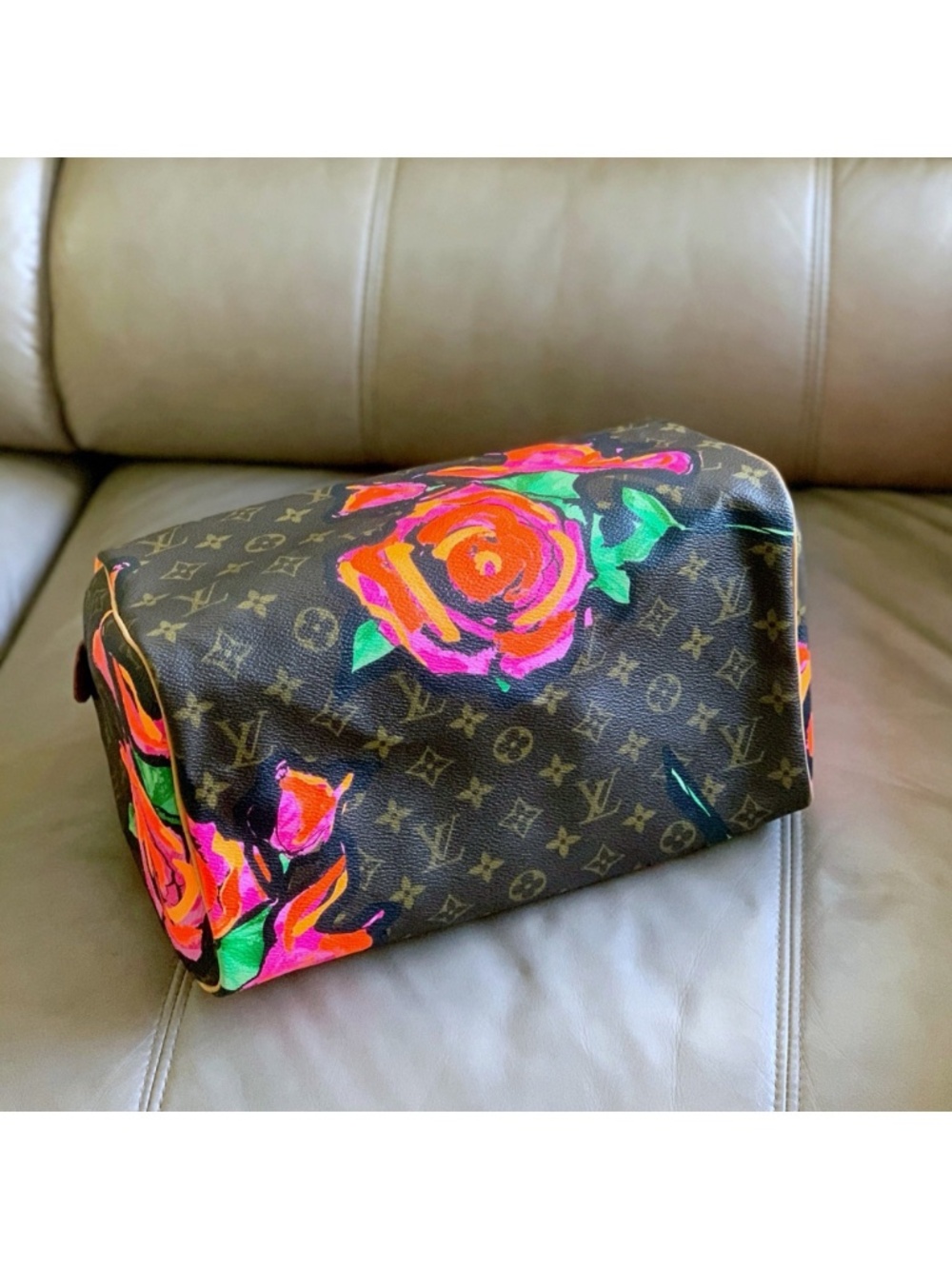 LOUIS VUITTON Stephen Sprouse Roses Speedy 30 Monogram Classic Bag - Picture 8 of 15